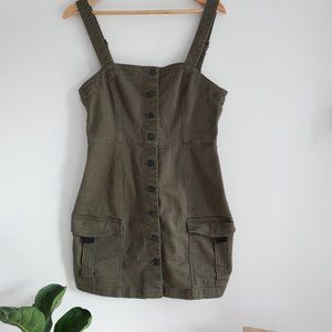 H&M Army Green Dress - Size M